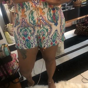 Zara multi-color shorts